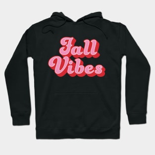 Fall Vibes, Vintage Groovy Fall Season Autumn Hoodie